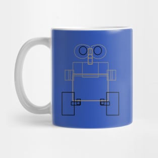 Minimal Line Wall-E Mug